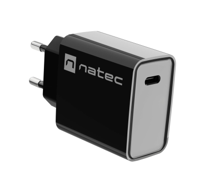 Ładowarka i akumulator NATEC RIBERA 1X USB-C 20W CZARNA NUC-2060